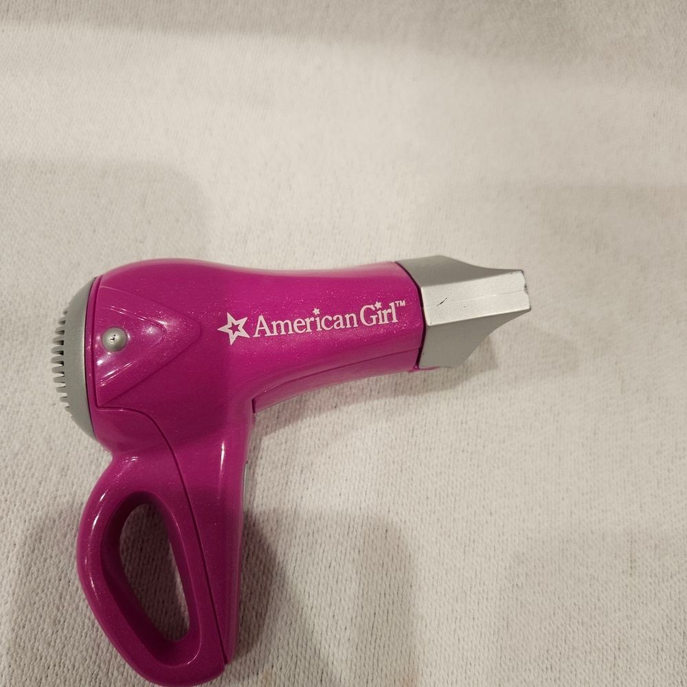 American Girl Pink Hair Dryer Styling Tool Accessory Works